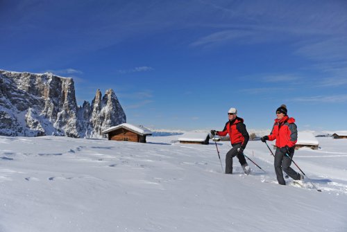 Schneeschuhwandern im Schlerngebiet